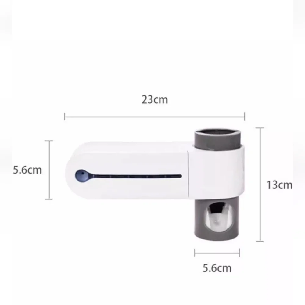 NIB UV Light Sterilizer, Toothbrush Holder & Cleaner, Auto Toothpaste Dispenser